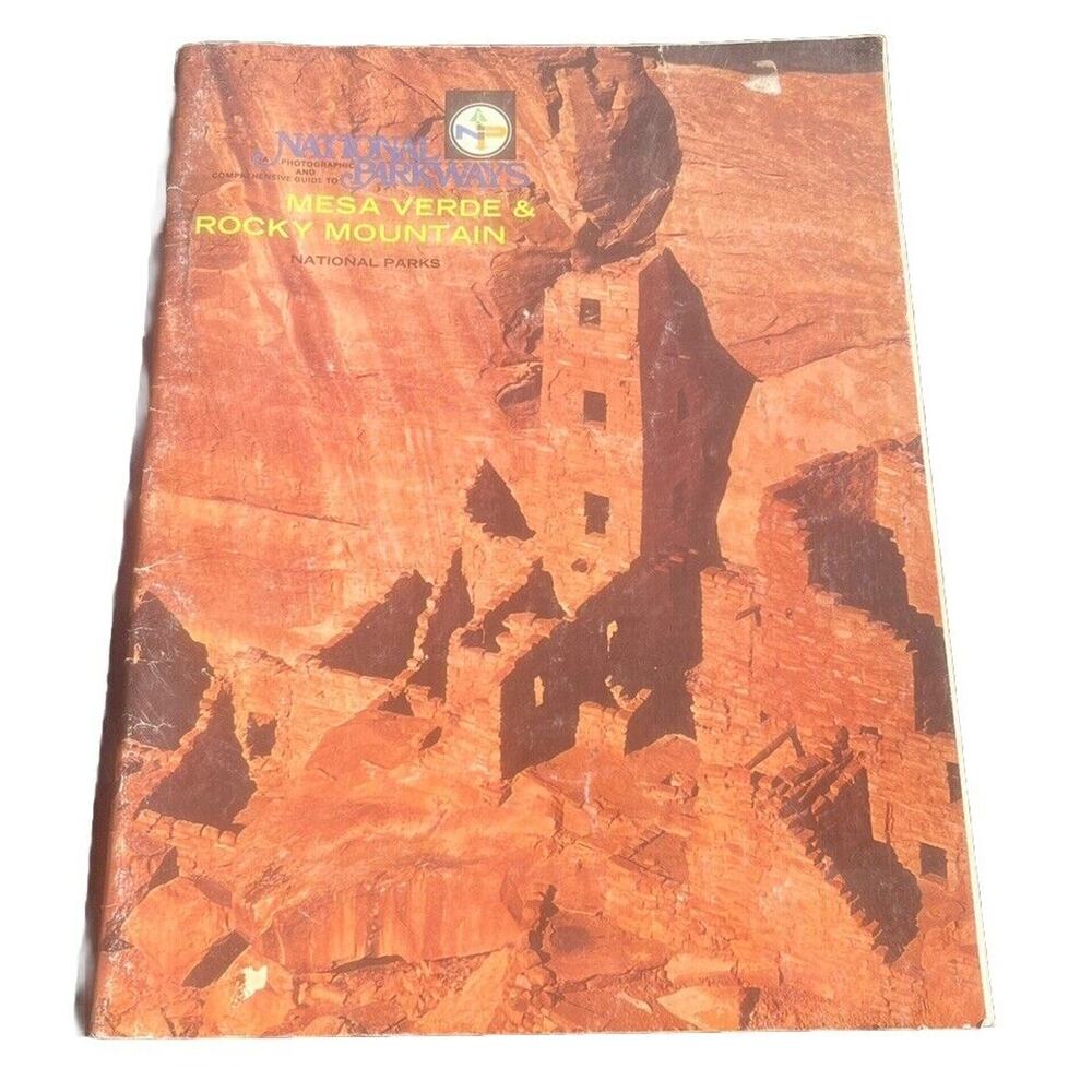 Mesa Verde & Rocky Mountain National Parks Photographic Guide Vintage 1975 PB